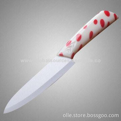 Special Technology Water-transfer Handle Ceramic Chef Knife